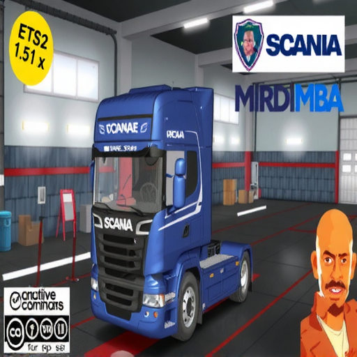 SCANIA MEGAMOD v5.1 ETS2 1.51.x ETS2