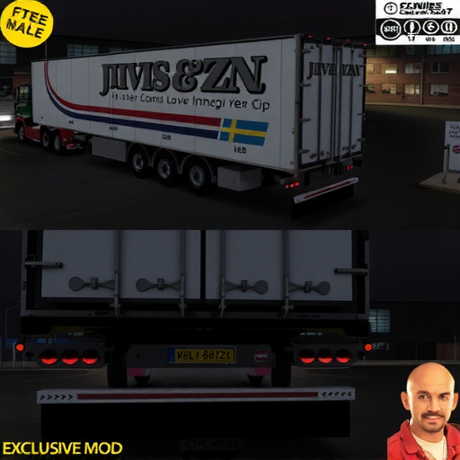 SCANIA S500 PWT STESSENS AND NTM TRAILER EXCLUSIVE MOD 1.51.x ETS2