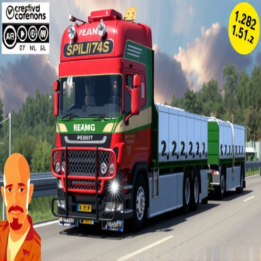 SCANIA R560 DONSLUND   TRAILER v5.3 (FIXED BLINKER LIGHTS) 1.51.x ETS2