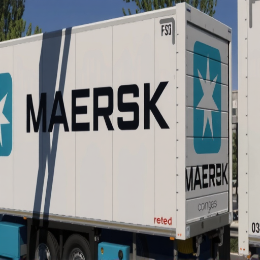 SKIN MAERSK SCHMITZ CARGOBULL S.KO COOL 20 10 2024 1.0 1.52 ETS2