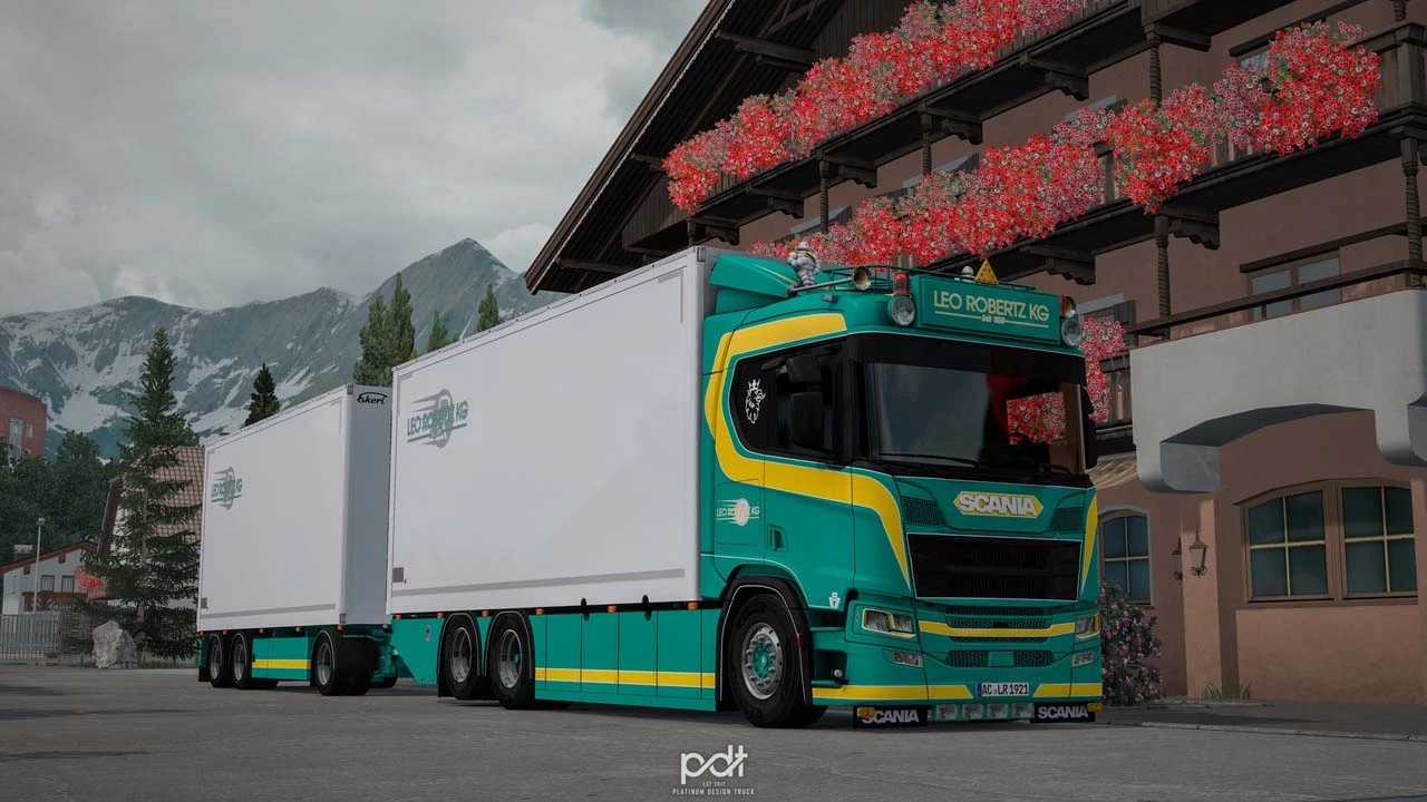 Scania R650 Leo Robertz KG Trailer v1.0 1.52 ETS2
