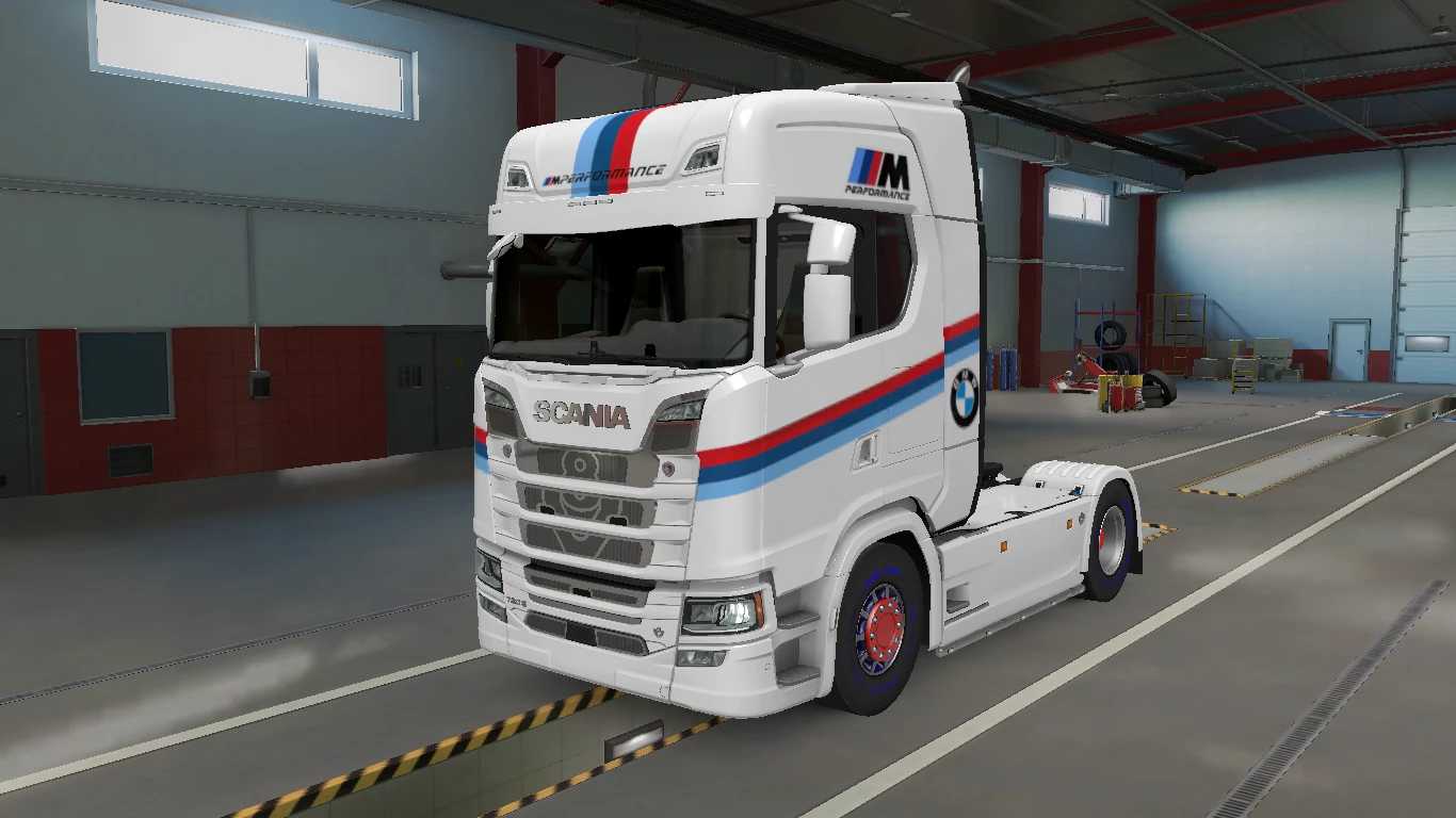 BMW SKIN FOR SCANIA S NextGen TRUCK 1.53 ETS2