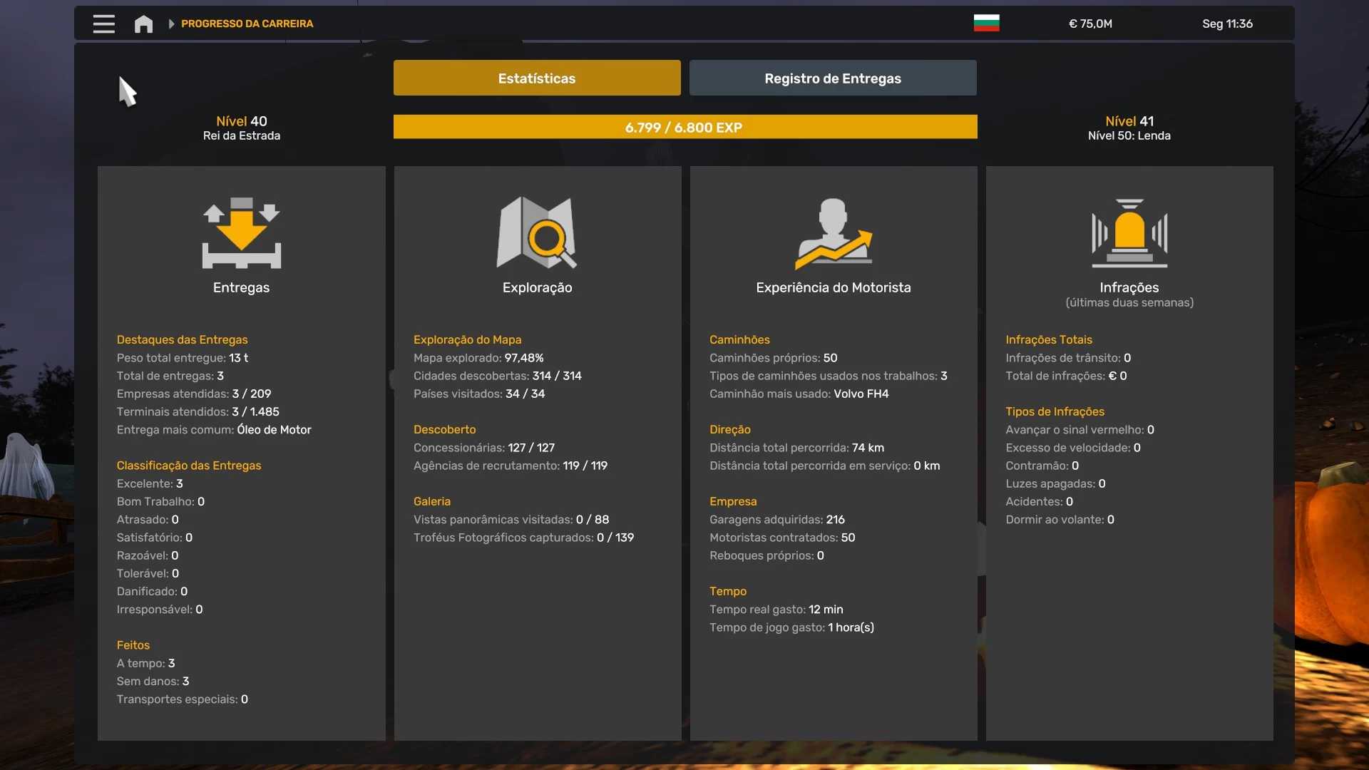 PROFILE VOLKSWAGEN METEOR CRISTHIAN CARDOSO 09 11 2024 1.0 1.53 ETS2