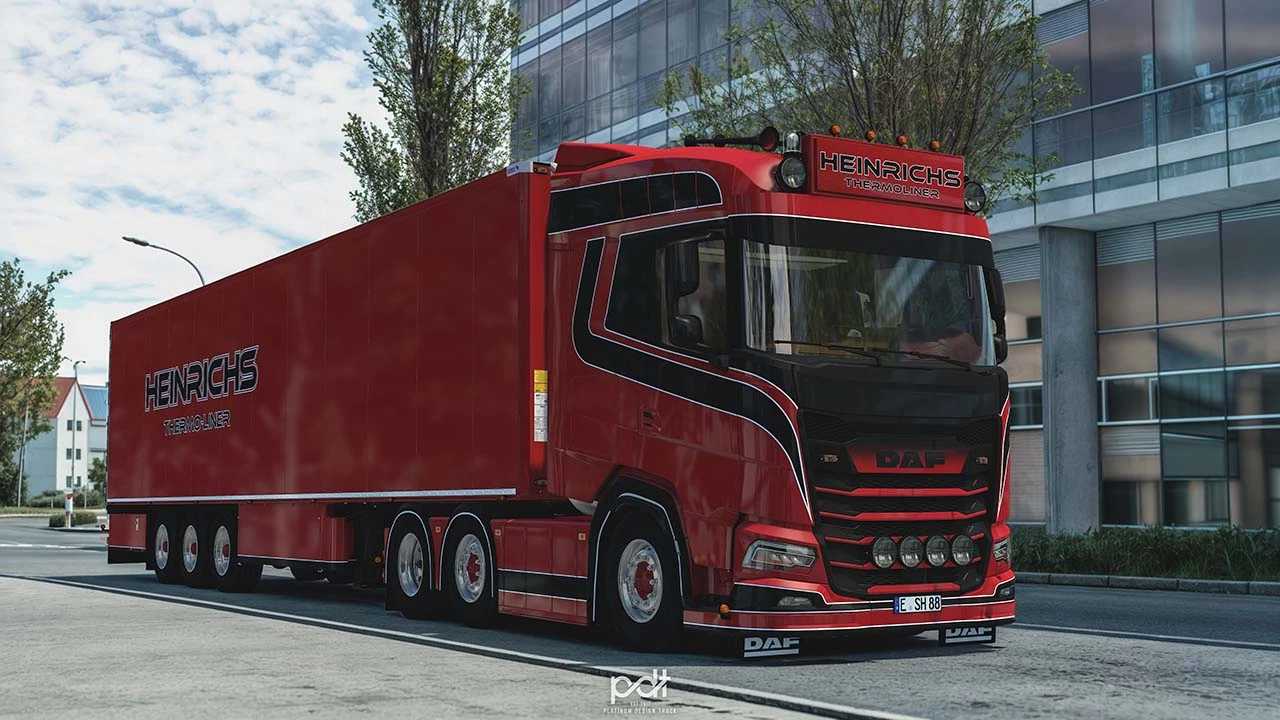 DAF XG Heinrichs Thermoliner   Trailer v2.0 1.53 ETS2