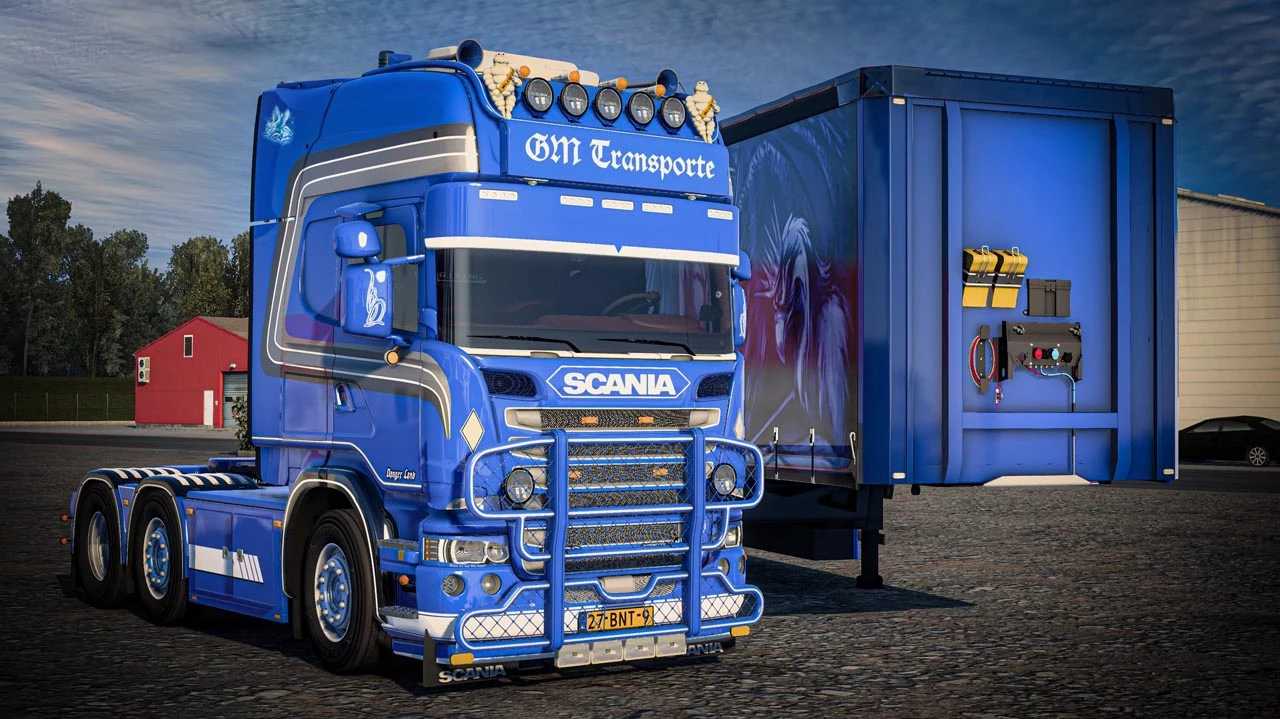 Scania Danger-Land R620 Jumbo FCP Trailer v1.53 ETS2