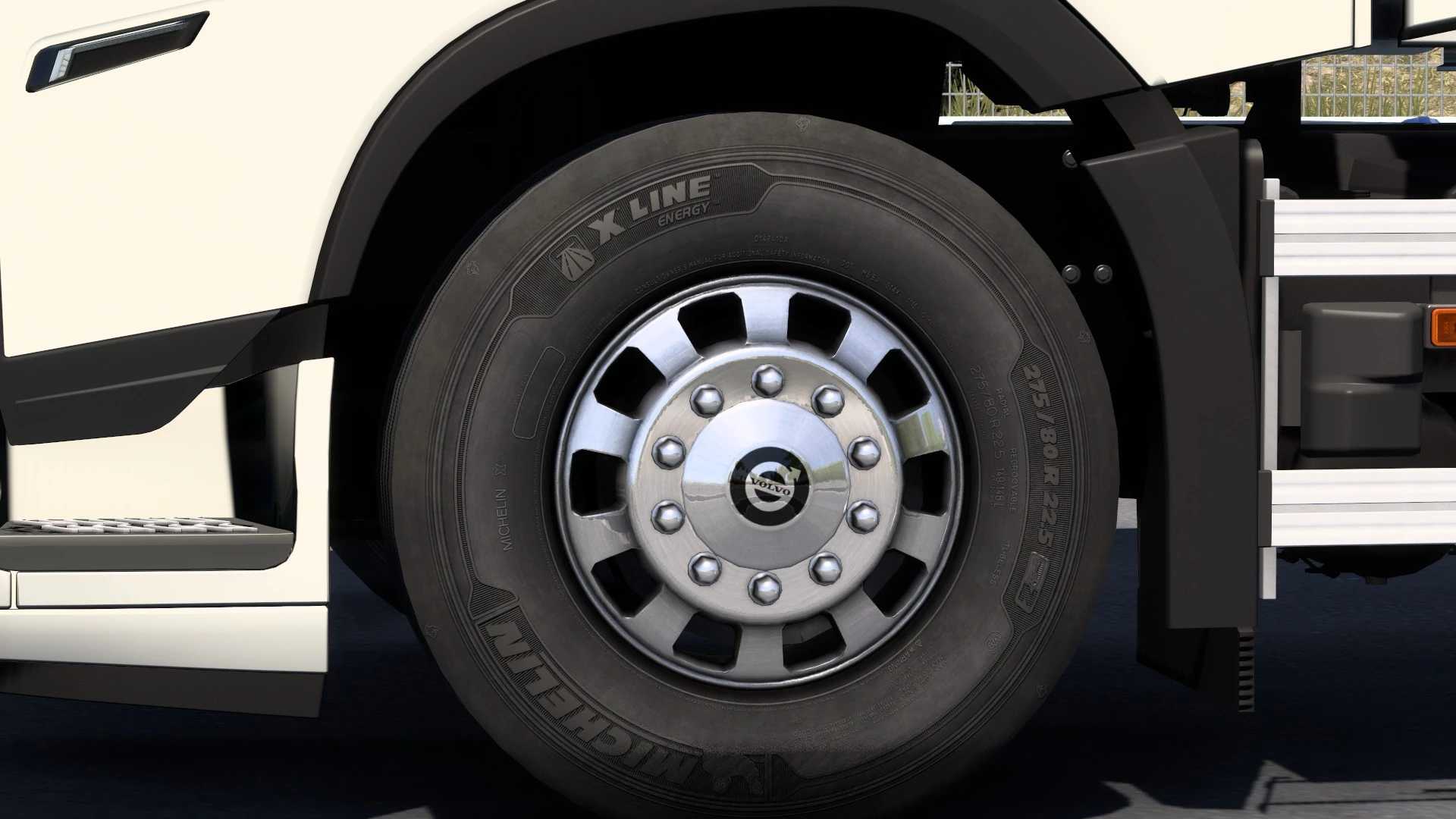 ATS WHEEL AND TIRE PACKAGE FOR ETS2 01 01 2025 1.0 1.53 Mod