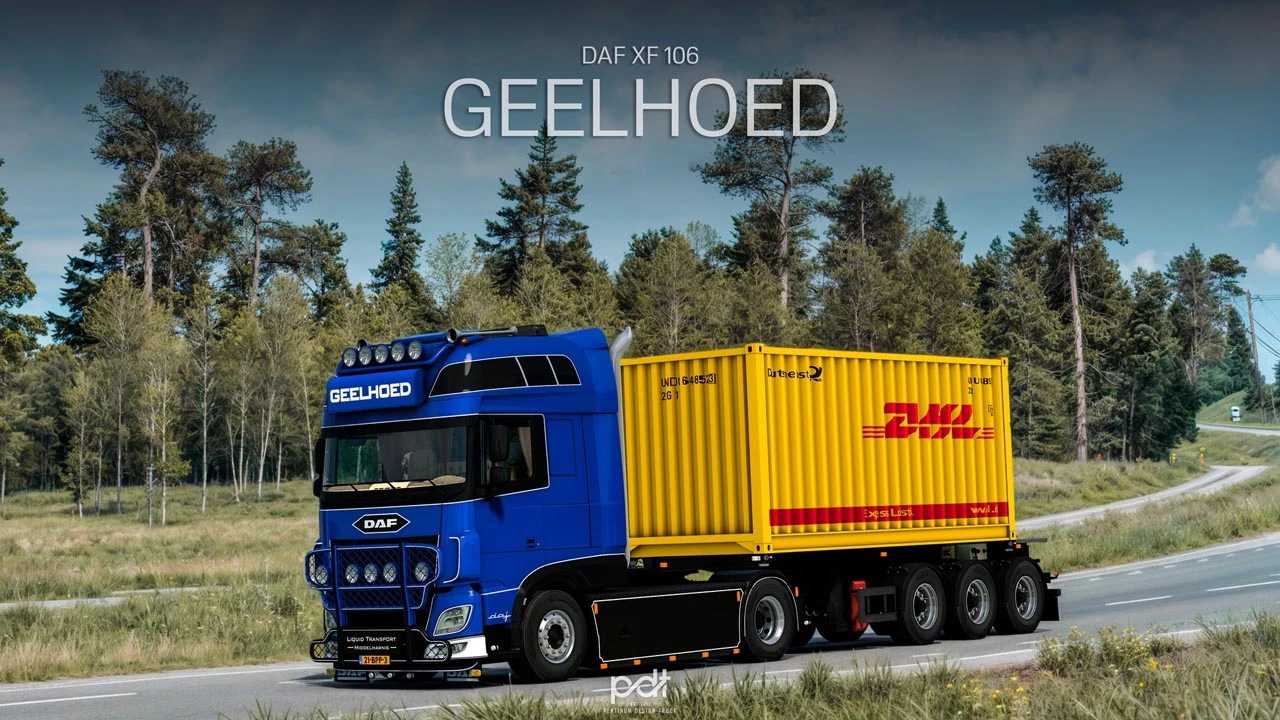 Daf XF106 480 Gebroeders Geelhoed   Trailer v7.0 ETS2