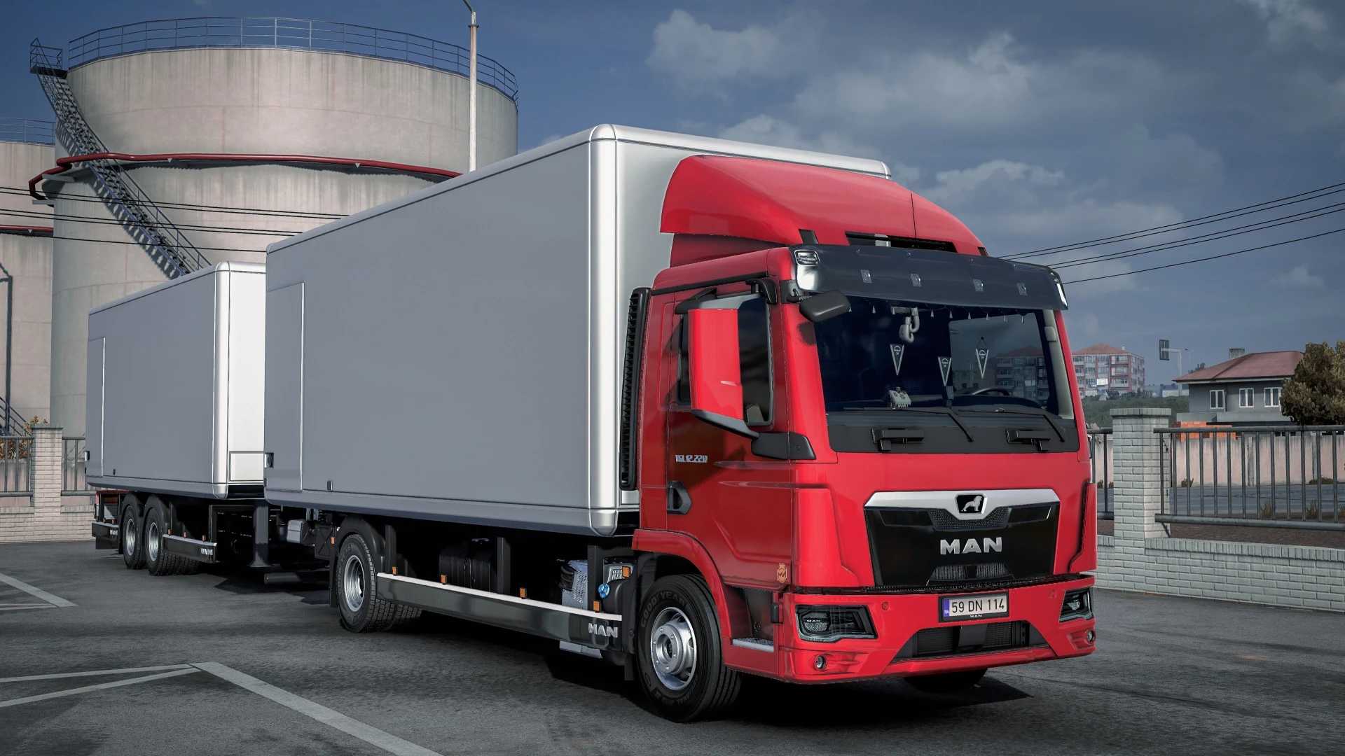 Man TGL 2022 Megamod Trailer v1.53 ETS2
