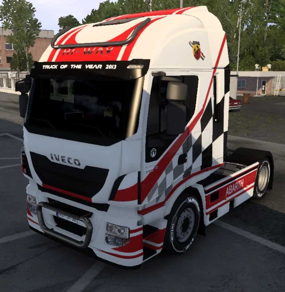 Iveco Stralis Hi-way Abarth Skin v1.0 ETS2