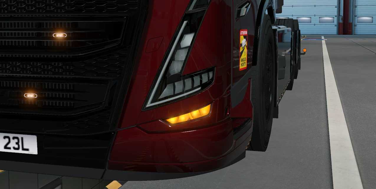 Working Amber Foglights for SCS Volvo FH5 v1.0 ETS2