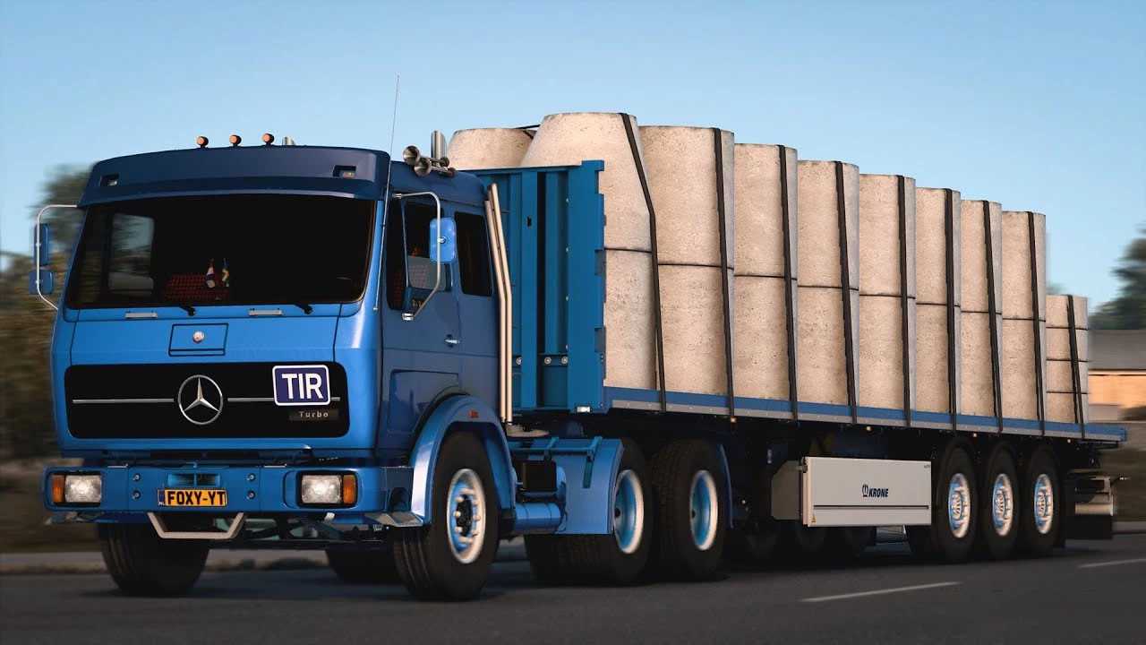 Mercedes LPS 1632   Tandem Trailer v1.53 ETS2