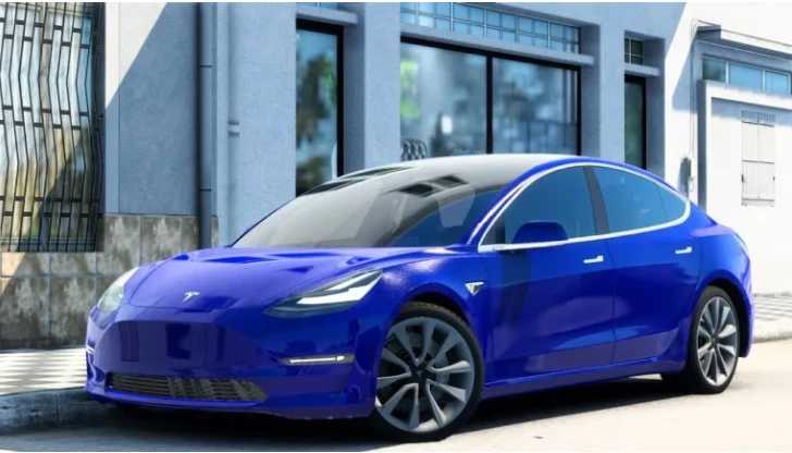 TESLA MODEL 3 PERFORMANCE 2018 1.53 ETS2