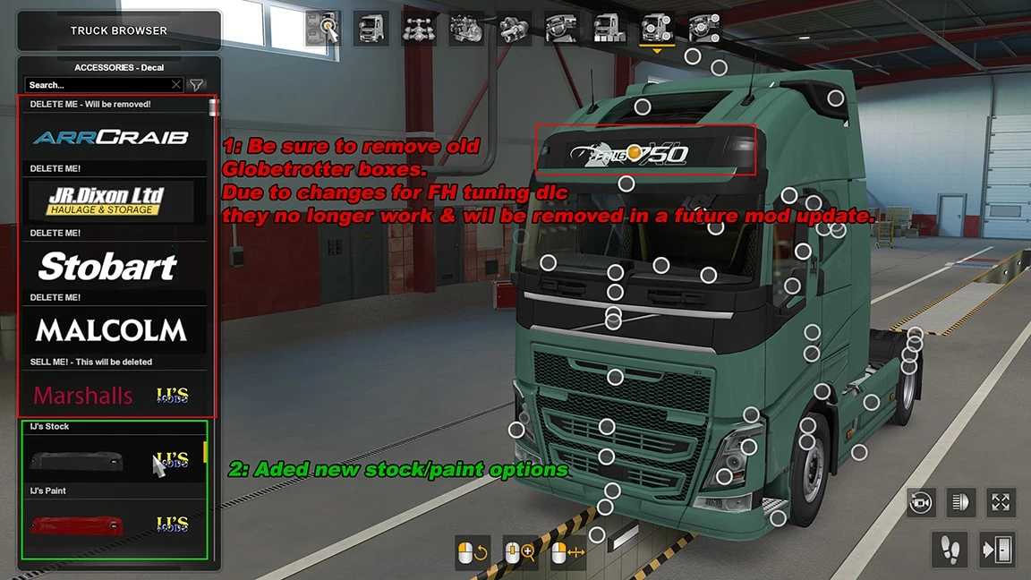 Truck Accessory Pack v16.4 ETS2