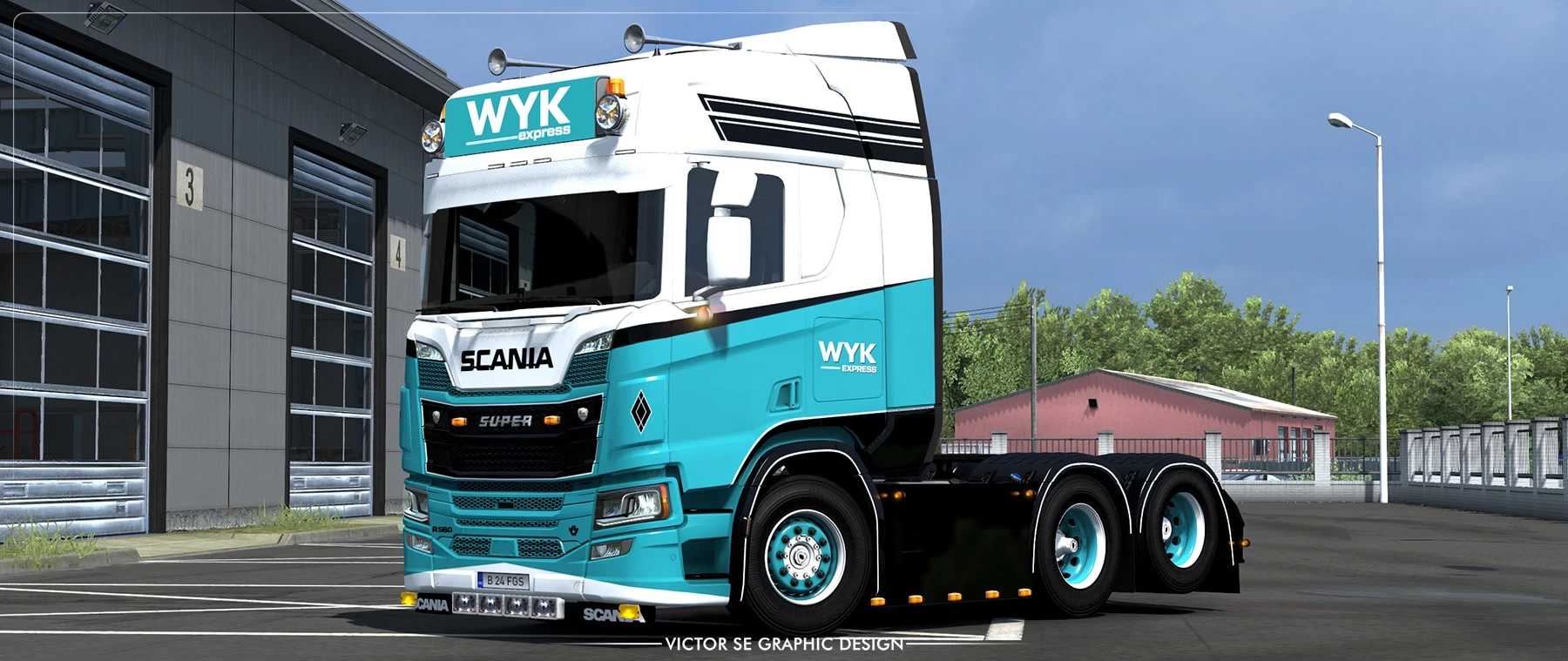 WYK Express Scania R 2024 Skinpack v1.1 ETS2