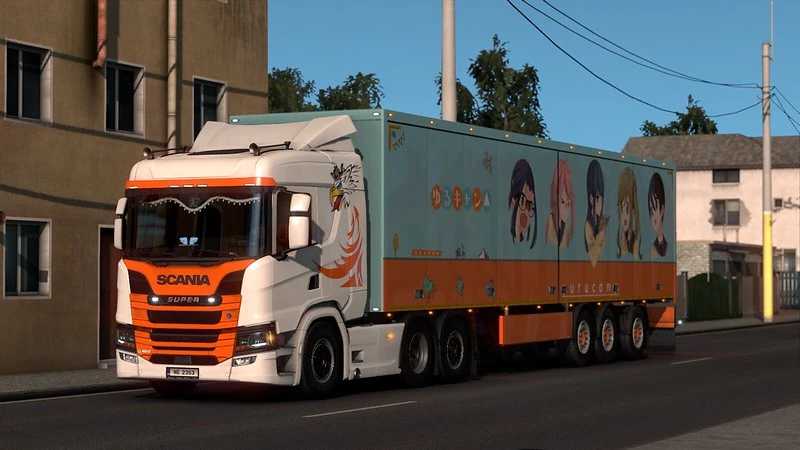 Paintable Griffin for Scania P, G series v1.2 ETS2
