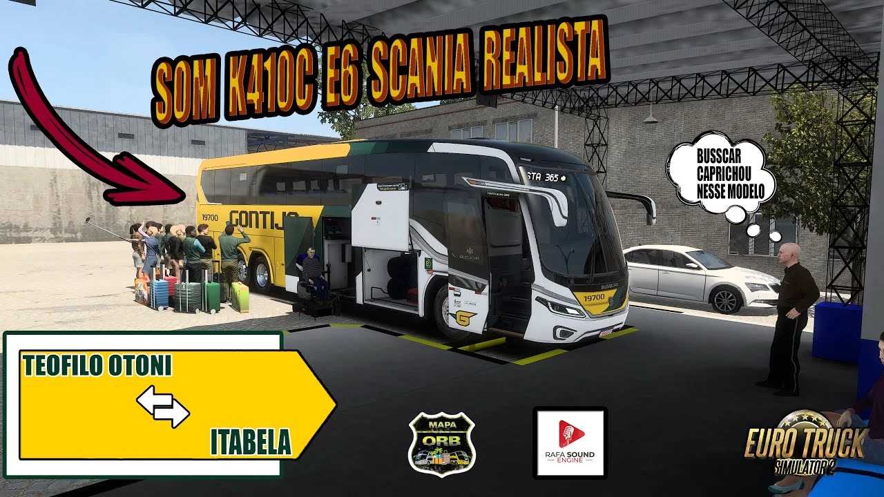 Busscar Vissta Buss NB1 365 Scania K410C Euro 6 1.53 ETS2