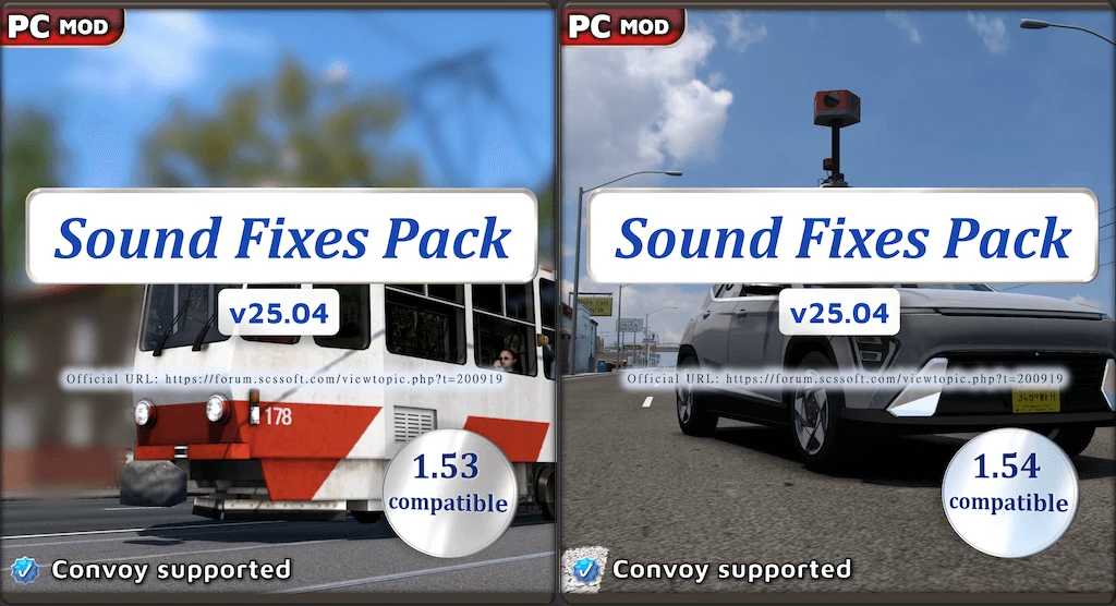Sound Fixes Pack v25.04 ETS2