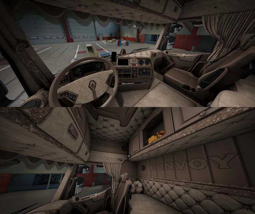 Add-On Convoy Interior Renault Range T Evo v1.4 ETS2