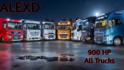 ALEXD 900 HP ENGINE v1.0 ETS2