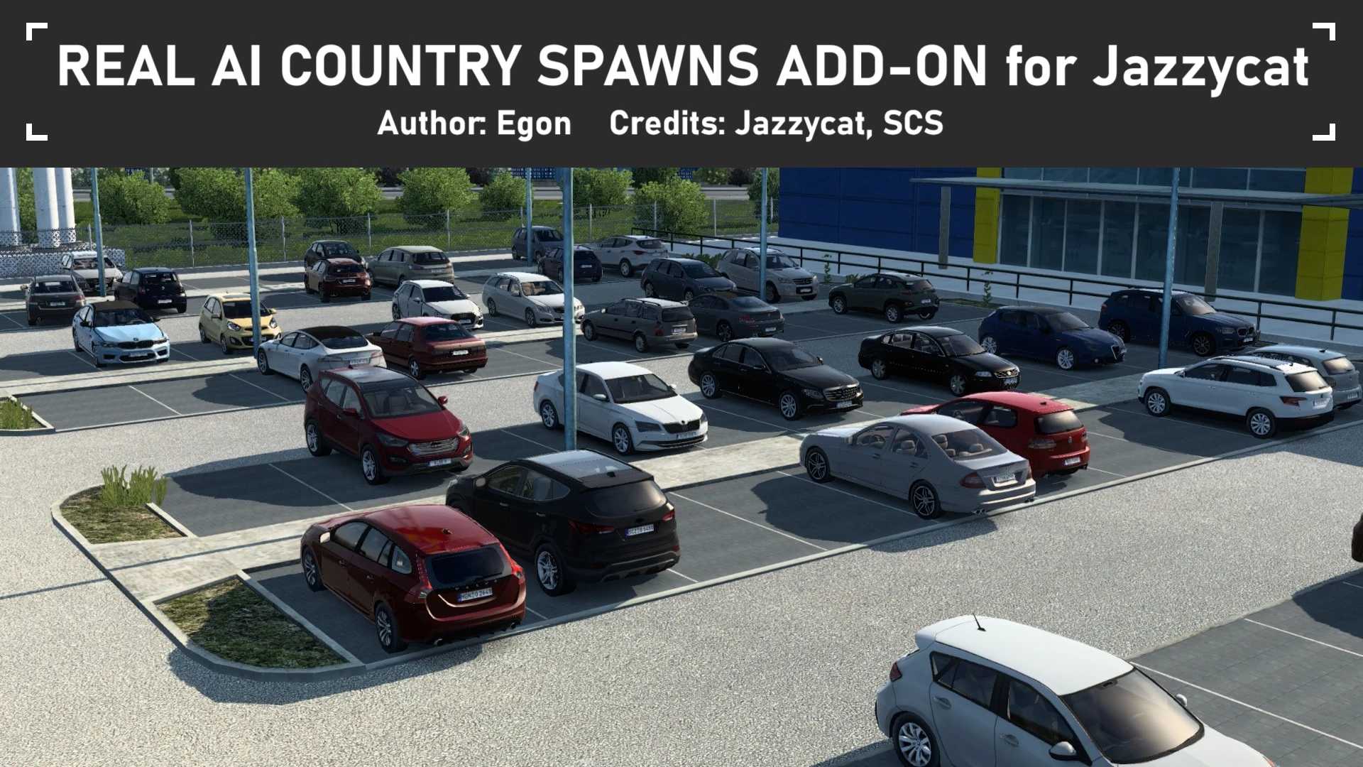REAL AI COUNTRY SPAWNS ADD-ON for Jazzycat v21.8.6 ETS2